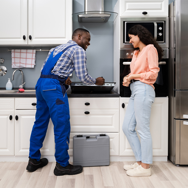 can you provide an estimate for cooktop repair before beginning any work in Hayes NE